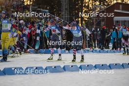 30.11.2019, Oestersund, Sweden, (SWE): Susan Dunklee (USA), Sean Doherty (USA) - IBU world cup biathlon, single mixed relay, Oestersund (SWE). www.nordicfocus.com. © Nico Manzoni/NordicFocus. Every downloaded picture is fee-liable.