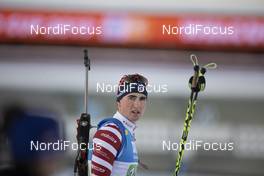 30.11.2019, Oestersund, Sweden, (SWE): Sean Doherty (USA) - IBU world cup biathlon, single mixed relay, Oestersund (SWE). www.nordicfocus.com. © Manzoni/NordicFocus. Every downloaded picture is fee-liable.