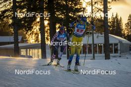 30.11.2019, Oestersund, Sweden, (SWE): Susan Dunklee (USA), Hanna Oeberg (SWE) - IBU world cup biathlon, single mixed relay, Oestersund (SWE). www.nordicfocus.com. © Nico Manzoni/NordicFocus. Every downloaded picture is fee-liable.