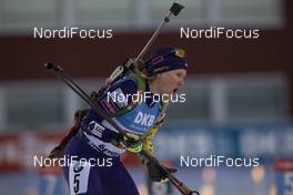 30.11.2019, Oestersund, Sweden, (SWE): Anastasiya Merkushyna (UKR) - IBU world cup biathlon, single mixed relay, Oestersund (SWE). www.nordicfocus.com. © Manzoni/NordicFocus. Every downloaded picture is fee-liable.