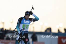 30.11.2019, Oestersund, Sweden, (SWE): Simon Desthieux (FRA) - IBU world cup biathlon, single mixed relay, Oestersund (SWE). www.nordicfocus.com. © Manzoni/NordicFocus. Every downloaded picture is fee-liable.