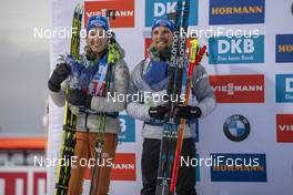 30.11.2019, Oestersund, Sweden, (SWE): Franziska Preuss (GER), Erik Lesser (GER) - IBU world cup biathlon, single mixed relay, Oestersund (SWE). www.nordicfocus.com. © Nico Manzoni/NordicFocus. Every downloaded picture is fee-liable.