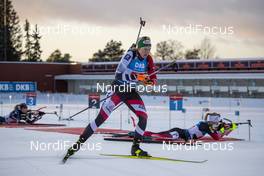 30.11.2019, Oestersund, Sweden, (SWE): Lisa Theresa Hauser (AUT) - IBU world cup biathlon, single mixed relay, Oestersund (SWE). www.nordicfocus.com. © Nico Manzoni/NordicFocus. Every downloaded picture is fee-liable.