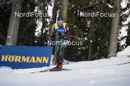 01.12.2019, Oestersund, Sweden, (SWE): Karol Dombrovski (LTU) - IBU world cup biathlon, sprint men, Oestersund (SWE). www.nordicfocus.com. © Nico Manzoni/NordicFocus. Every downloaded picture is fee-liable.