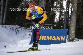 01.12.2019, Oestersund, Sweden, (SWE): Johannes Kuehn (GER) - IBU world cup biathlon, sprint men, Oestersund (SWE). www.nordicfocus.com. © Nico Manzoni/NordicFocus. Every downloaded picture is fee-liable.