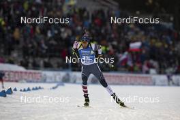 01.12.2019, Oestersund, Sweden, (SWE): Leif Nordgren (USA) - IBU world cup biathlon, sprint men, Oestersund (SWE). www.nordicfocus.com. © Manzoni/NordicFocus. Every downloaded picture is fee-liable.
