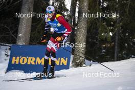 01.12.2019, Oestersund, Sweden, (SWE): Tobias Eberhard (AUT) - IBU world cup biathlon, sprint men, Oestersund (SWE). www.nordicfocus.com. © Nico Manzoni/NordicFocus. Every downloaded picture is fee-liable.