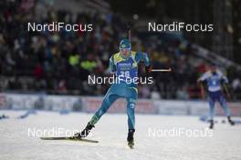 01.12.2019, Oestersund, Sweden, (SWE): Roman Yeremin (KAZ) - IBU world cup biathlon, sprint men, Oestersund (SWE). www.nordicfocus.com. © Manzoni/NordicFocus. Every downloaded picture is fee-liable.