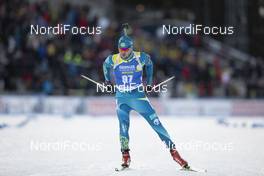 01.12.2019, Oestersund, Sweden, (SWE): Maxim Braun (KAZ) - IBU world cup biathlon, sprint men, Oestersund (SWE). www.nordicfocus.com. © Manzoni/NordicFocus. Every downloaded picture is fee-liable.