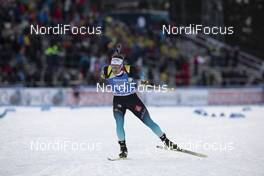 01.12.2019, Oestersund, Sweden, (SWE): Fabien Claude (FRA) - IBU world cup biathlon, sprint men, Oestersund (SWE). www.nordicfocus.com. © Manzoni/NordicFocus. Every downloaded picture is fee-liable.
