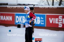 01.12.2019, Oestersund, Sweden, (SWE): Tobias Eberhard (AUT) - IBU world cup biathlon, sprint men, Oestersund (SWE). www.nordicfocus.com. © Nico Manzoni/NordicFocus. Every downloaded picture is fee-liable.
