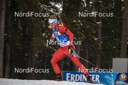 01.12.2019, Oestersund, Sweden, (SWE): Scott Gow (CAN) - IBU world cup biathlon, sprint men, Oestersund (SWE). www.nordicfocus.com. © Nico Manzoni/NordicFocus. Every downloaded picture is fee-liable.
