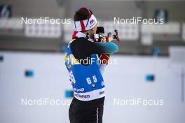 01.12.2019, Oestersund, Sweden, (SWE): Fabien Claude (FRA) - IBU world cup biathlon, sprint men, Oestersund (SWE). www.nordicfocus.com. © Nico Manzoni/NordicFocus. Every downloaded picture is fee-liable.