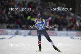 01.12.2019, Oestersund, Sweden, (SWE): Sean Doherty (USA) - IBU world cup biathlon, sprint men, Oestersund (SWE). www.nordicfocus.com. © Manzoni/NordicFocus. Every downloaded picture is fee-liable.