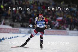 01.12.2019, Oestersund, Sweden, (SWE): Simon Eder (AUT) - IBU world cup biathlon, sprint men, Oestersund (SWE). www.nordicfocus.com. © Manzoni/NordicFocus. Every downloaded picture is fee-liable.