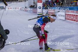 01.12.2019, Oestersund, Sweden, (SWE): Johannes Dale (NOR) - IBU world cup biathlon, sprint men, Oestersund (SWE). www.nordicfocus.com. © Nico Manzoni/NordicFocus. Every downloaded picture is fee-liable.