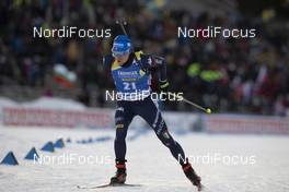 01.12.2019, Oestersund, Sweden, (SWE): Lukas Hofer (ITA) - IBU world cup biathlon, sprint men, Oestersund (SWE). www.nordicfocus.com. © Manzoni/NordicFocus. Every downloaded picture is fee-liable.