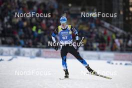 01.12.2019, Oestersund, Sweden, (SWE): Rene Zahkna (EST) - IBU world cup biathlon, sprint men, Oestersund (SWE). www.nordicfocus.com. © Manzoni/NordicFocus. Every downloaded picture is fee-liable.