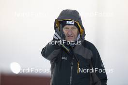 01.12.2019, Oestersund, Sweden, (SWE): Theo Moser (GER) Infront Service  - IBU world cup biathlon, sprint men, Oestersund (SWE). www.nordicfocus.com. © Manzoni/NordicFocus. Every downloaded picture is fee-liable.