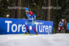 01.12.2019, Oestersund, Sweden, (SWE): Alexander Loginov (RUS) - IBU world cup biathlon, sprint men, Oestersund (SWE). www.nordicfocus.com. © Nico Manzoni/NordicFocus. Every downloaded picture is fee-liable.
