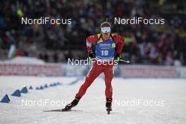 01.12.2019, Oestersund, Sweden, (SWE): Scott Gow (CAN) - IBU world cup biathlon, sprint men, Oestersund (SWE). www.nordicfocus.com. © Manzoni/NordicFocus. Every downloaded picture is fee-liable.