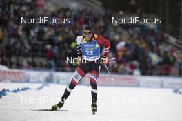 01.12.2019, Oestersund, Sweden, (SWE): Julian Eberhard (AUT) - IBU world cup biathlon, sprint men, Oestersund (SWE). www.nordicfocus.com. © Manzoni/NordicFocus. Every downloaded picture is fee-liable.