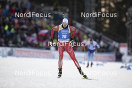01.12.2019, Oestersund, Sweden, (SWE): Dimitar Gerdzhikov (BUL) - IBU world cup biathlon, sprint men, Oestersund (SWE). www.nordicfocus.com. © Manzoni/NordicFocus. Every downloaded picture is fee-liable.