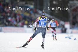 01.12.2019, Oestersund, Sweden, (SWE): Travis Cooper (USA) - IBU world cup biathlon, sprint men, Oestersund (SWE). www.nordicfocus.com. © Manzoni/NordicFocus. Every downloaded picture is fee-liable.