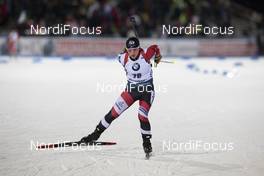 01.12.2019, Oestersund, Sweden, (SWE): Christina Rieder (AUT) - IBU world cup biathlon, sprint women, Oestersund (SWE). www.nordicfocus.com. © Manzoni/NordicFocus. Every downloaded picture is fee-liable.