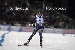 01.12.2019, Oestersund, Sweden, (SWE): Lisa Vittozzi (ITA) - IBU world cup biathlon, sprint women, Oestersund (SWE). www.nordicfocus.com. © Manzoni/NordicFocus. Every downloaded picture is fee-liable.