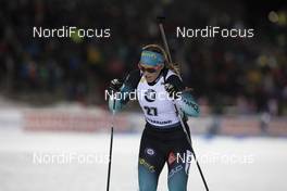 01.12.2019, Oestersund, Sweden, (SWE): Anais Bescond (FRA) - IBU world cup biathlon, sprint women, Oestersund (SWE). www.nordicfocus.com. © Manzoni/NordicFocus. Every downloaded picture is fee-liable.