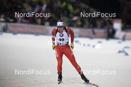 01.12.2019, Oestersund, Sweden, (SWE): Megan Bankes (CAN) - IBU world cup biathlon, sprint women, Oestersund (SWE). www.nordicfocus.com. © Manzoni/NordicFocus. Every downloaded picture is fee-liable.