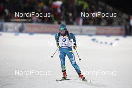 01.12.2019, Oestersund, Sweden, (SWE): Anastassiya Kondratyeva (KAZ) - IBU world cup biathlon, sprint women, Oestersund (SWE). www.nordicfocus.com. © Manzoni/NordicFocus. Every downloaded picture is fee-liable.