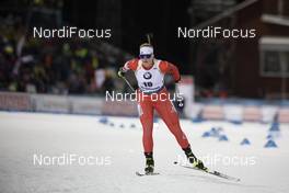 01.12.2019, Oestersund, Sweden, (SWE): Sarah Beaudry (CAN) - IBU world cup biathlon, sprint women, Oestersund (SWE). www.nordicfocus.com. © Manzoni/NordicFocus. Every downloaded picture is fee-liable.