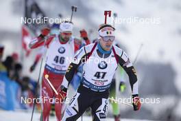 14.12.2019, Hochfilzen, Austria (AUT): Florent Claude (BEL) - IBU world cup biathlon, pursuit men, Hochfilzen (AUT). www.nordicfocus.com. © Manzoni/NordicFocus. Every downloaded picture is fee-liable.