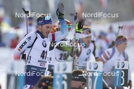 14.12.2019, Hochfilzen, Austria (AUT): Joscha Burkhalter (SUI) - IBU world cup biathlon, pursuit men, Hochfilzen (AUT). www.nordicfocus.com. © Manzoni/NordicFocus. Every downloaded picture is fee-liable.