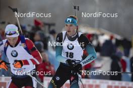 14.12.2019, Hochfilzen, Austria (AUT): Emilien Jacquelin (FRA) - IBU world cup biathlon, pursuit men, Hochfilzen (AUT). www.nordicfocus.com. © Manzoni/NordicFocus. Every downloaded picture is fee-liable.