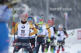 14.12.2019, Hochfilzen, Austria (AUT): Benedikt Doll (GER) - IBU world cup biathlon, pursuit men, Hochfilzen (AUT). www.nordicfocus.com. © Manzoni/NordicFocus. Every downloaded picture is fee-liable.
