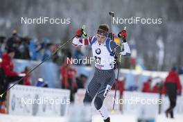 14.12.2019, Hochfilzen, Austria (AUT): Sean Doherty (USA) - IBU world cup biathlon, pursuit men, Hochfilzen (AUT). www.nordicfocus.com. © Manzoni/NordicFocus. Every downloaded picture is fee-liable.