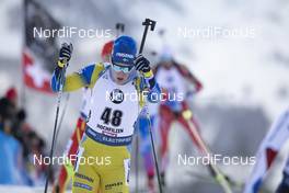 14.12.2019, Hochfilzen, Austria (AUT): Sebastian Samuelsson (SWE) - IBU world cup biathlon, pursuit men, Hochfilzen (AUT). www.nordicfocus.com. © Manzoni/NordicFocus. Every downloaded picture is fee-liable.