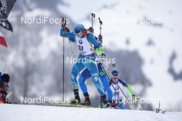 14.12.2019, Hochfilzen, Austria (AUT): Roman Yeremin (KAZ) - IBU world cup biathlon, pursuit men, Hochfilzen (AUT). www.nordicfocus.com. © Manzoni/NordicFocus. Every downloaded picture is fee-liable.