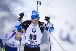 14.12.2019, Hochfilzen, Austria (AUT): Kalev Ermits (EST) - IBU world cup biathlon, pursuit men, Hochfilzen (AUT). www.nordicfocus.com. © Manzoni/NordicFocus. Every downloaded picture is fee-liable.