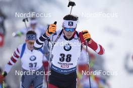 14.12.2019, Hochfilzen, Austria (AUT): Tobias Eberhard (AUT) - IBU world cup biathlon, pursuit men, Hochfilzen (AUT). www.nordicfocus.com. © Manzoni/NordicFocus. Every downloaded picture is fee-liable.