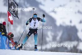 14.12.2019, Hochfilzen, Austria (AUT): Simon Desthieux (FRA) - IBU world cup biathlon, pursuit men, Hochfilzen (AUT). www.nordicfocus.com. © Manzoni/NordicFocus. Every downloaded picture is fee-liable.
