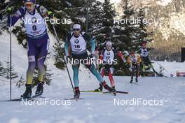 14.12.2019, Hochfilzen, Austria (AUT): Martin Fourcade (FRA), Johannes Dale (NOR) - IBU world cup biathlon, pursuit men, Hochfilzen (AUT). www.nordicfocus.com. © Nico Manzoni/NordicFocus. Every downloaded picture is fee-liable.