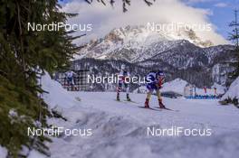 14.12.2019, Hochfilzen, Austria (AUT): Leif Nordgren (USA), Miha Dovzan (SLO) - IBU world cup biathlon, pursuit men, Hochfilzen (AUT). www.nordicfocus.com. © Nico Manzoni/NordicFocus. Every downloaded picture is fee-liable.