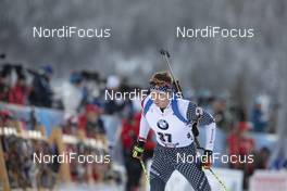 14.12.2019, Hochfilzen, Austria (AUT): Sean Doherty (USA) - IBU world cup biathlon, pursuit men, Hochfilzen (AUT). www.nordicfocus.com. © Manzoni/NordicFocus. Every downloaded picture is fee-liable.