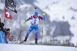 14.12.2019, Hochfilzen, Austria (AUT): Alexander Loginov (RUS) - IBU world cup biathlon, pursuit men, Hochfilzen (AUT). www.nordicfocus.com. © Manzoni/NordicFocus. Every downloaded picture is fee-liable.