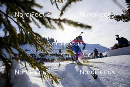 15.12.2019, Hochfilzen, Austria (AUT): Ekaterina Yurlova-Percht (RUS) - IBU world cup biathlon, pursuit women, Hochfilzen (AUT). www.nordicfocus.com. © Manzoni/NordicFocus. Every downloaded picture is fee-liable.