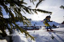 15.12.2019, Hochfilzen, Austria (AUT): Mona Brorsson (SWE) - IBU world cup biathlon, pursuit women, Hochfilzen (AUT). www.nordicfocus.com. © Manzoni/NordicFocus. Every downloaded picture is fee-liable.